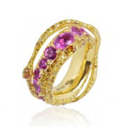 CINDY CHAO  紫色蓝宝石建筑戒指 戒指