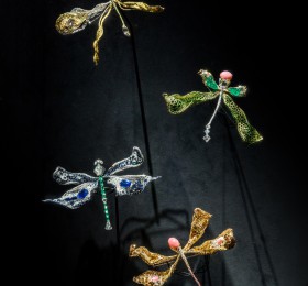 CINDY CHAO大师系列蜻蜓胸针官方图