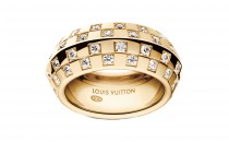 路易威登LE DAMIER DE LOUIS VUITTON黄金戒指（加粗）(黄金戒指（加粗）黄金戒指（加粗）)戒指