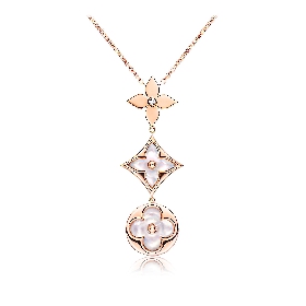 Color Blossom BB Star Pendant, Pink gold, Pink Mother-of-Pearl and diamond  in - Jewelry Q93612, LOUIS VUITTON ®