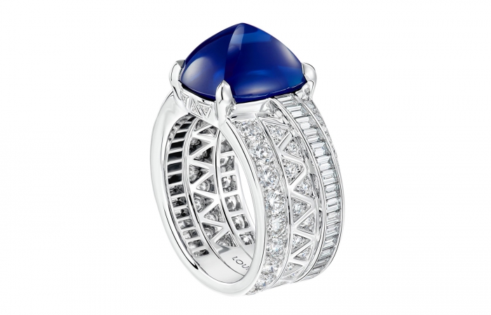 路易威登“匠艺心生”高级珠宝GRAVITE RING SIDE三层戒指