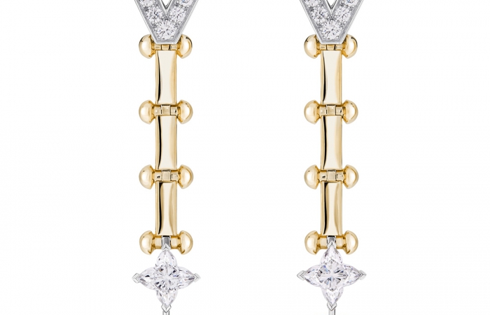 路易威登“匠艺心生”高级珠宝VISION LONG EARRINGS