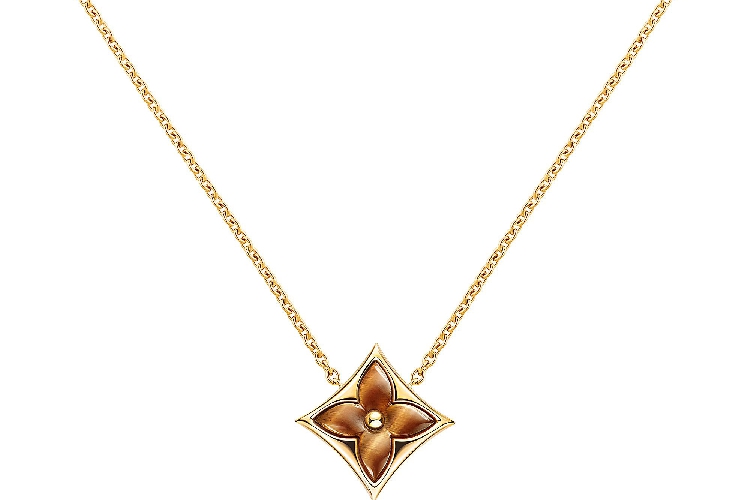 Louis Vuitton Lv Volt Upside Down Pendant, Yellow Gold (Q93868, Q93868)