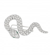 宝格丽SERPENTI Serpenti 高级珠宝钻石胸针
