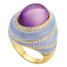 宝格丽紫水晶戒指