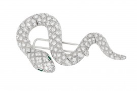 宝格丽SERPENTI Serpenti 高级珠宝钻石胸针