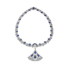 宝格丽DIVAS' DREAM DIVAS’DREAM高级珠宝系列镶蓝宝石、钻石项链