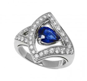 宝格丽DIVAS' DREAM DIVAS’DREAM高级珠宝系列铂金镶钻戒指 戒指