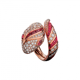 宝格丽SERPENTI SERPENTI玫瑰金红色款