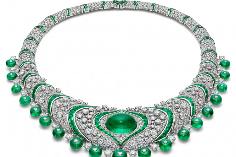 宝格丽Emerald Lotus项链