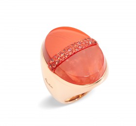 寶曼蘭朵ARMONIE MINERALI系列Orange du Maroc戒指