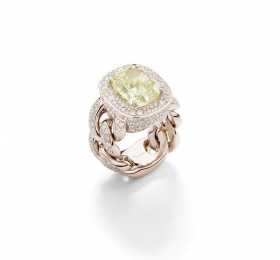 宝曼兰朵COLLEZIONE 1967 YELLOW DIAMOND MOON戒指戒指