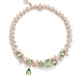 宝曼兰朵COLLEZIONE 1967 RIVIÈRE ZIGZAG GREEN TOURMALINE项链项链