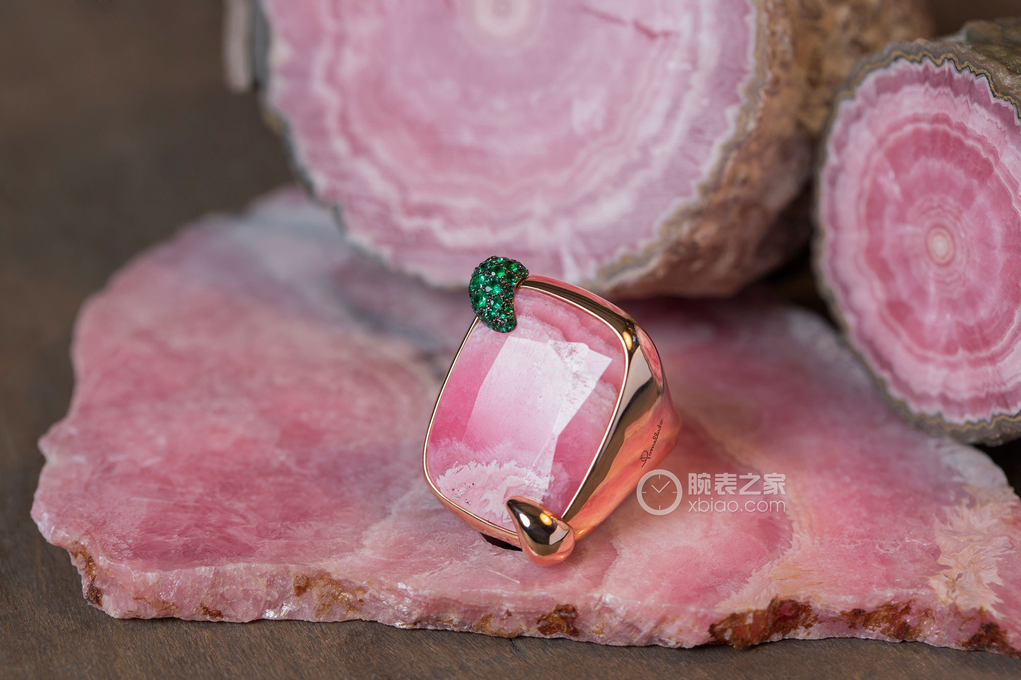宝曼兰朵RITRATTO系列Pink Hawaiian Peony戒指