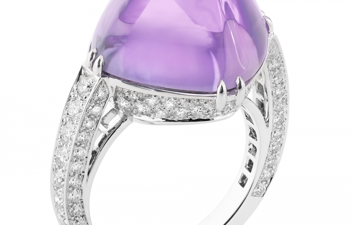 宝诗龙Joy系列紫水晶戒指