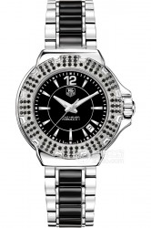 泰格豪雅精钢与陶瓷,黑色钻石 37毫米系列腕表