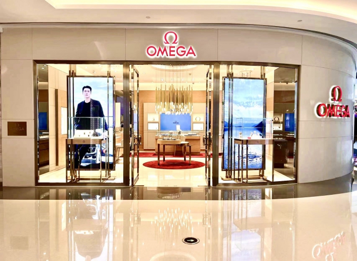 欧米茄厦门旗舰店（磐基名品店）外景